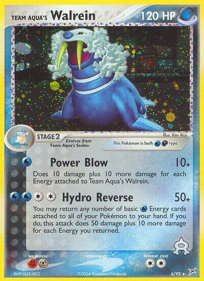 Team Aqua's Walrein 006/97 — EX Team Magma vs Team Aqua (English Pokémon TCG card)