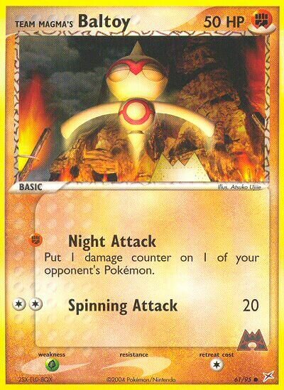 Team Magma's Baltoy 061/97 — EX Team Magma vs Team Aqua (English Pokémon TCG card)
