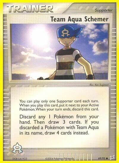 Team Aqua Schemer 069/97 — EX Team Magma vs Team Aqua (English Pokémon TCG card)