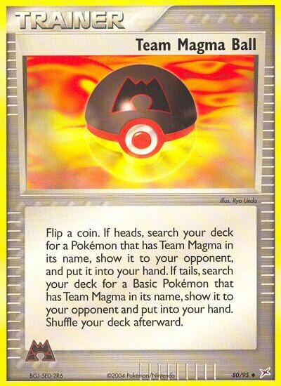Team Magma Ball 080/97 — EX Team Magma vs Team Aqua (English Pokémon TCG card)