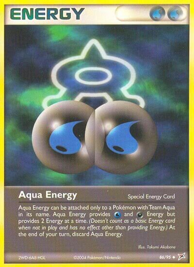 Aqua Energy 086/97 — EX Team Magma vs Team Aqua (English Pokémon TCG card)