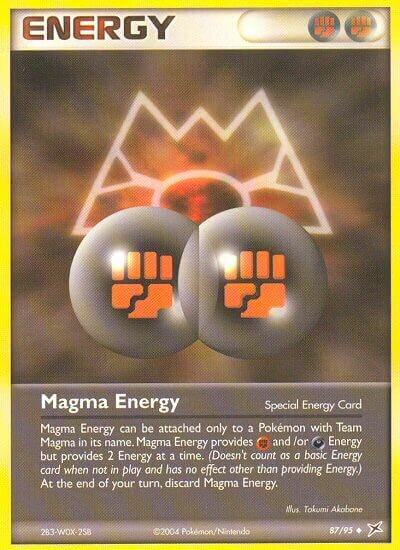Magma Energy 087/97 — EX Team Magma vs Team Aqua (English Pokémon TCG card)