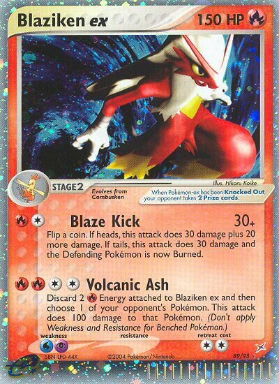 Blaziken ex 089/97 — EX Team Magma vs Team Aqua (English Pokémon TCG card)