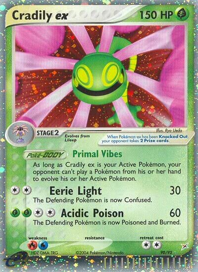 Cradily ex 090/97 — EX Team Magma vs Team Aqua (English Pokémon TCG card)