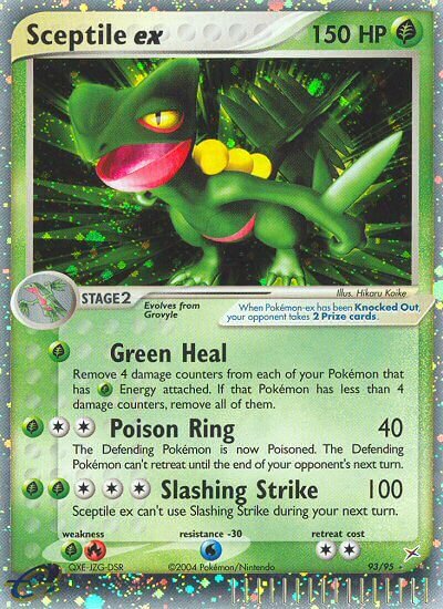 Sceptile ex 093/97 — EX Team Magma vs Team Aqua (English Pokémon TCG card)