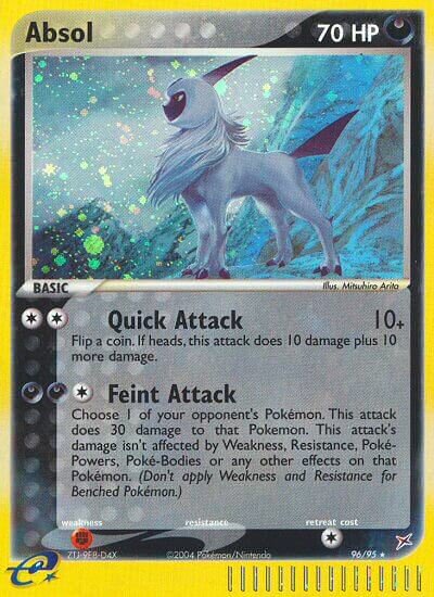 Absol 096/97 — EX Team Magma vs Team Aqua (English Pokémon TCG card)