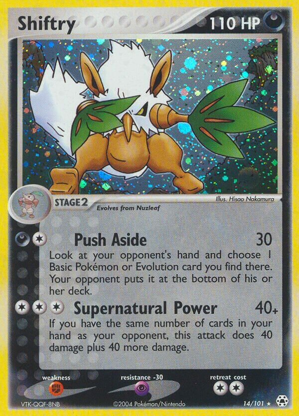 Shiftry 014/102 — EX Hidden Legends (English Pokémon TCG card)