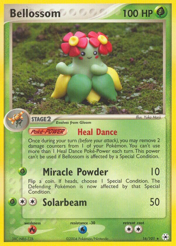Bellossom 016/102 — EX Hidden Legends (English Pokémon TCG card)