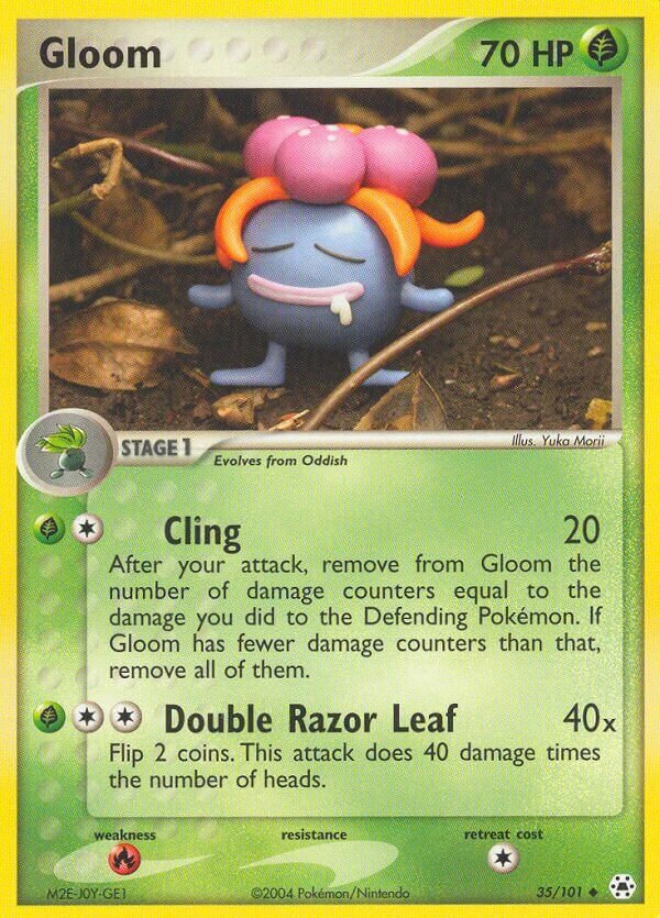 Gloom 035/102 — EX Hidden Legends (English Pokémon TCG card)