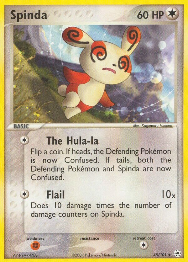 Spinda 048/102 — EX Hidden Legends (English Pokémon TCG card)