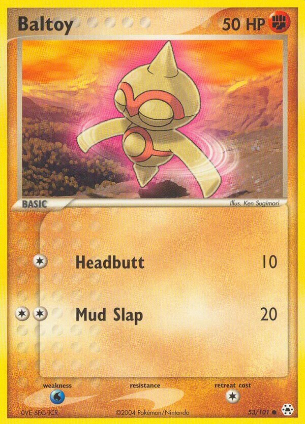 Baltoy 053/102 — EX Hidden Legends (English Pokémon TCG card)