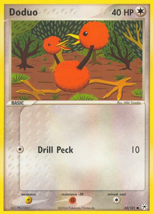 Doduo 060/102 — EX Hidden Legends (English Pokémon TCG card)
