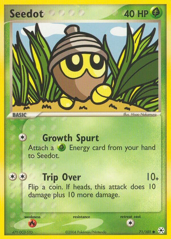 Seedot 071/102 — EX Hidden Legends (English Pokémon TCG card)