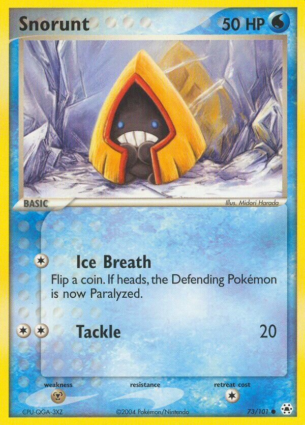 Snorunt 073/102 — EX Hidden Legends (English Pokémon TCG card)