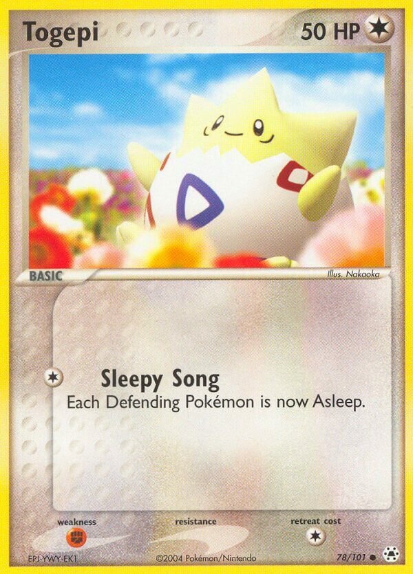 Togepi 078/102 — EX Hidden Legends (English Pokémon TCG card)