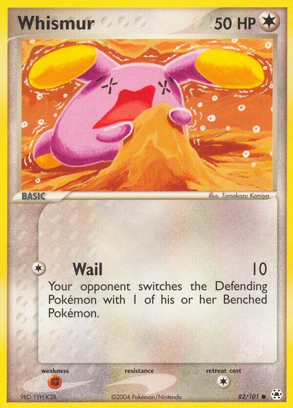 Whismur 082/102 — EX Hidden Legends (English Pokémon TCG card)