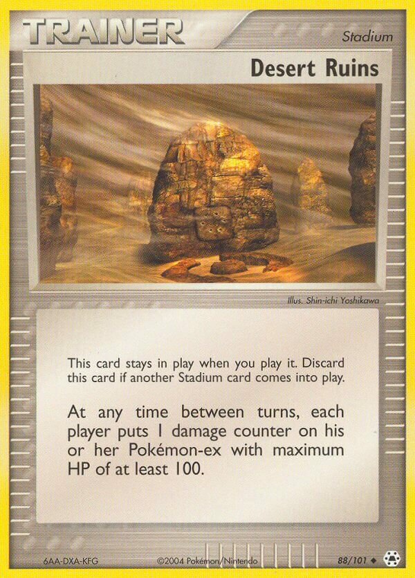 Desert Ruins 088/102 — EX Hidden Legends (English Pokémon TCG card)