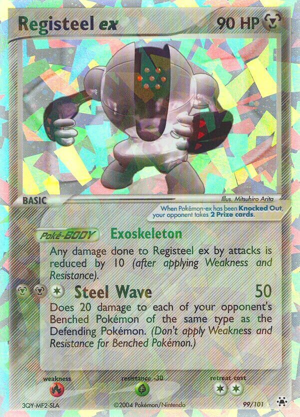 Registeel ex 099/102 — EX Hidden Legends (English Pokémon TCG card)
