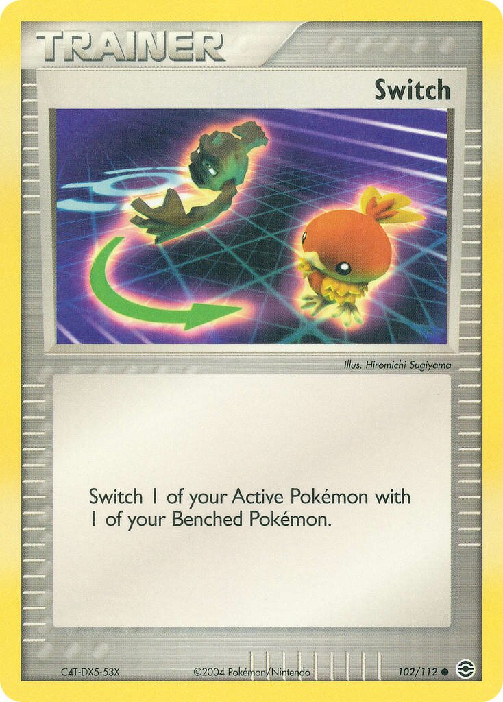 Switch 102/116 — EX FireRed & LeafGreen (English Pokémon TCG card)