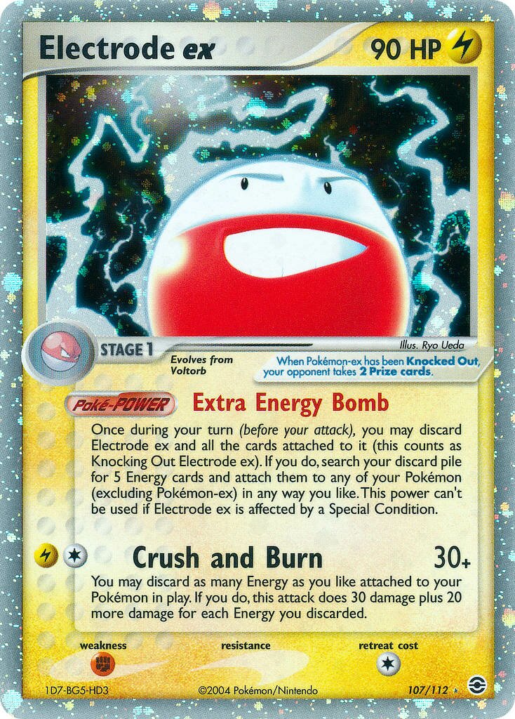 Electrode ex 107/116 — EX FireRed & LeafGreen (English Pokémon TCG card)