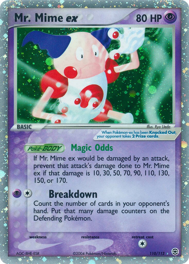 Mr. Mime ex 110/116 — EX FireRed & LeafGreen (English Pokémon TCG card)