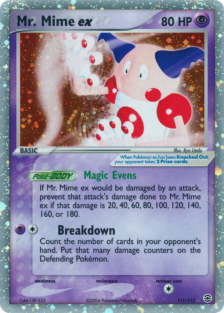 Mr. Mime ex 111/116 — EX FireRed & LeafGreen (English Pokémon TCG card)
