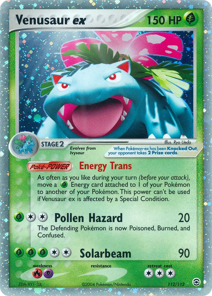 Venusaur ex 112/116 — EX FireRed & LeafGreen (English Pokémon TCG card)