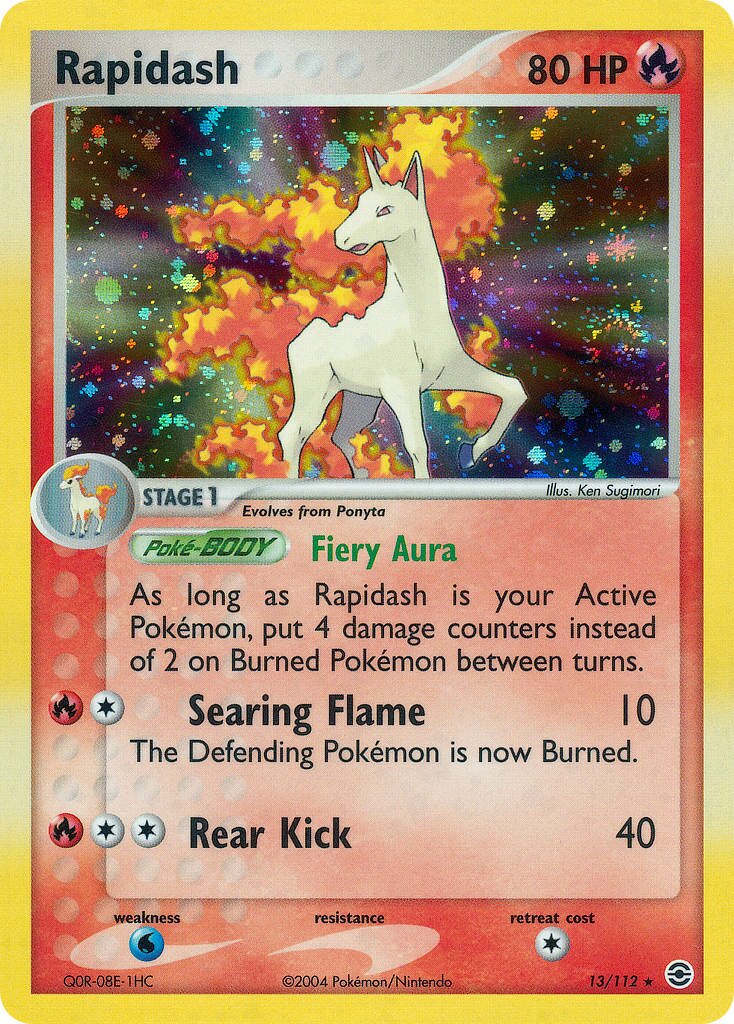 Rapidash 013/116 — EX FireRed & LeafGreen (English Pokémon TCG card)