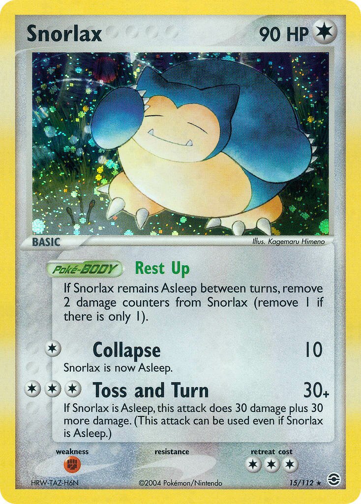 Snorlax 015/116 — EX FireRed & LeafGreen (English Pokémon TCG card)