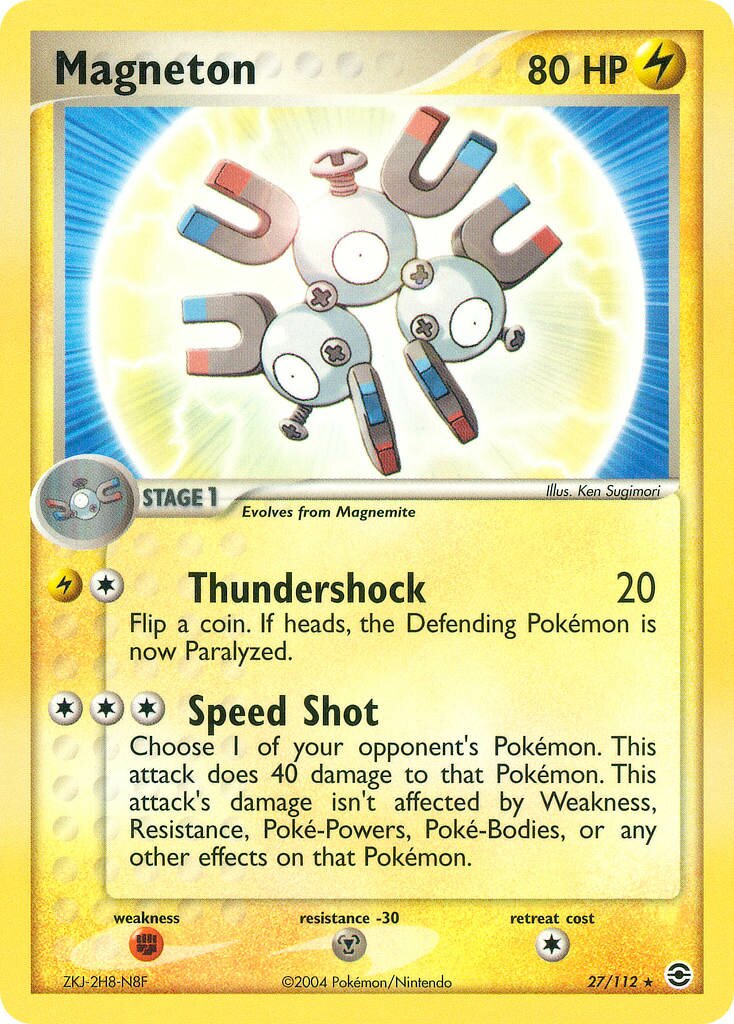 Magneton 027/116 — EX FireRed & LeafGreen (English Pokémon TCG card)