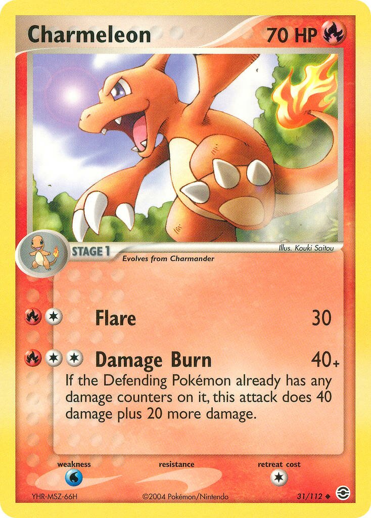Charmeleon 031/116 — EX FireRed & LeafGreen (English Pokémon TCG card)