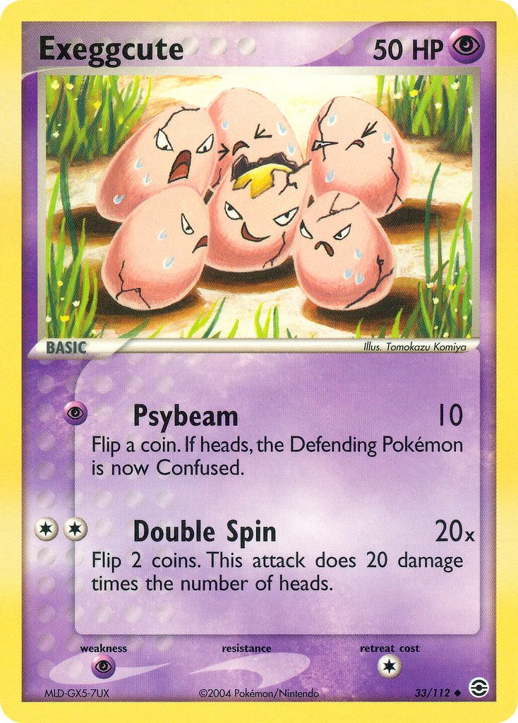 Exeggcute 033/116 — EX FireRed & LeafGreen (English Pokémon TCG card)