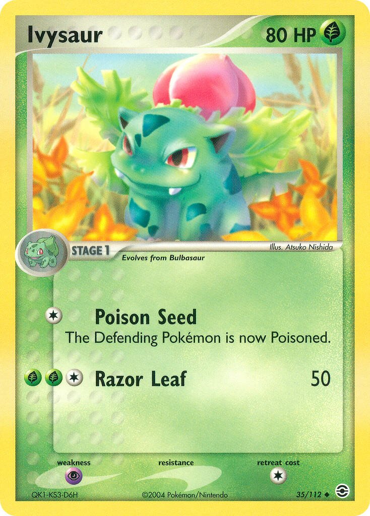 Ivysaur 035/116 — EX FireRed & LeafGreen (English Pokémon TCG card)
