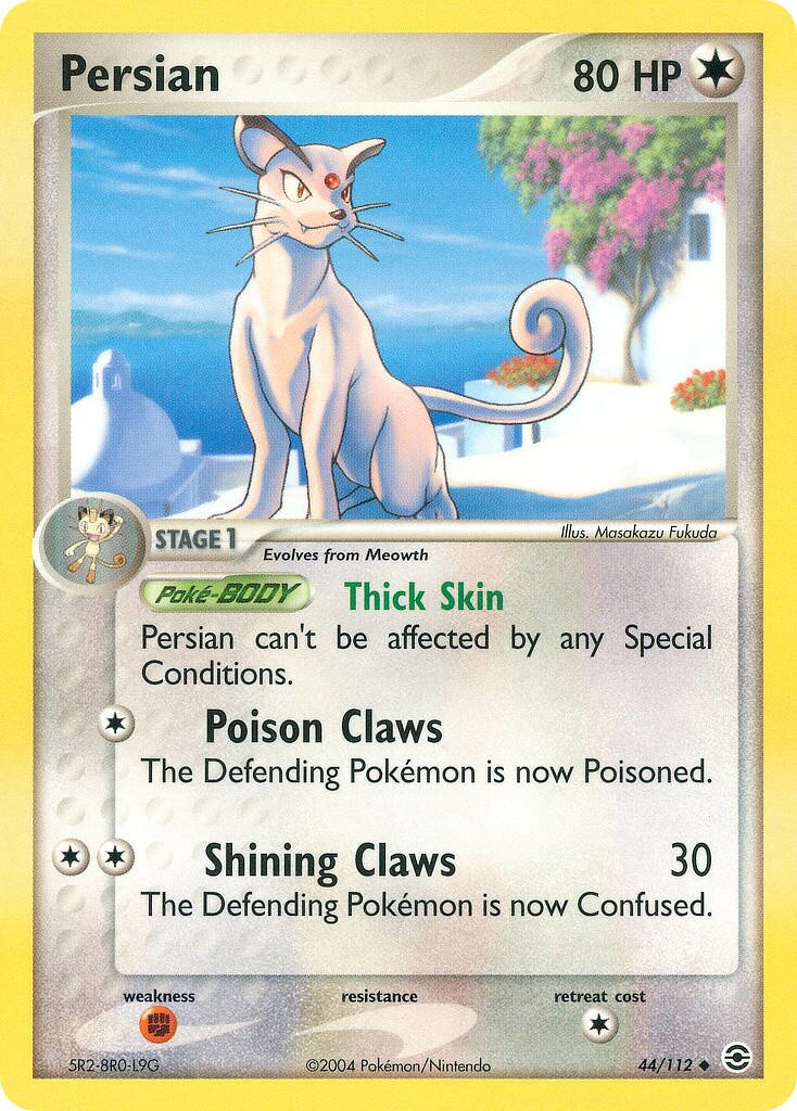 Persian 044/116 — EX FireRed & LeafGreen (English Pokémon TCG card)