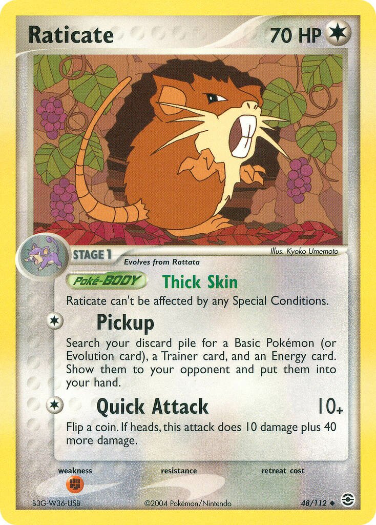Raticate 048/116 — EX FireRed & LeafGreen (English Pokémon TCG card)