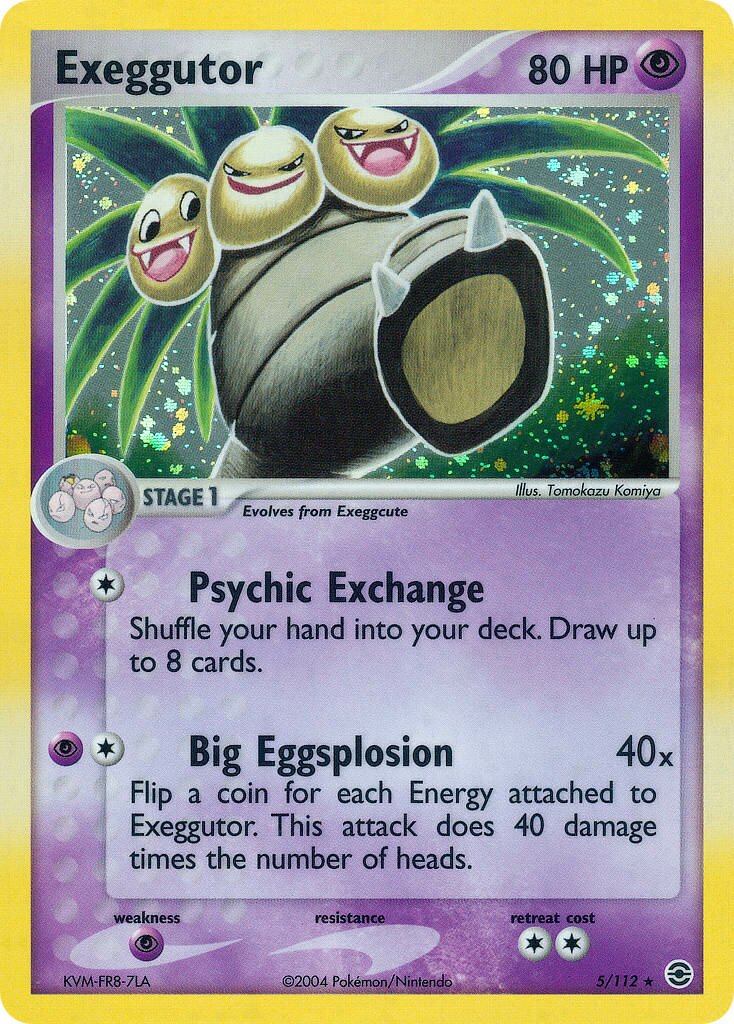 Exeggutor 005/116 — EX FireRed & LeafGreen (English Pokémon TCG card)