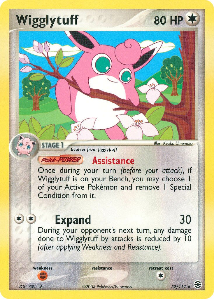 Wigglytuff 052/116 — EX FireRed & LeafGreen (English Pokémon TCG card)