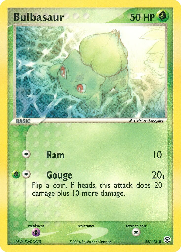 Bulbasaur 055/116 — EX FireRed & LeafGreen (English Pokémon TCG card)