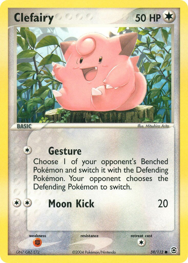 Clefairy 059/116 — EX FireRed & LeafGreen (English Pokémon TCG card)