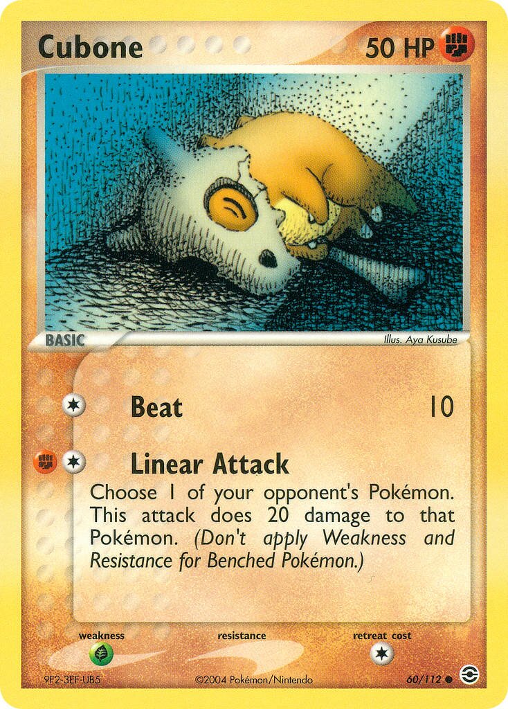 Cubone 060/116 — EX FireRed & LeafGreen (English Pokémon TCG card)