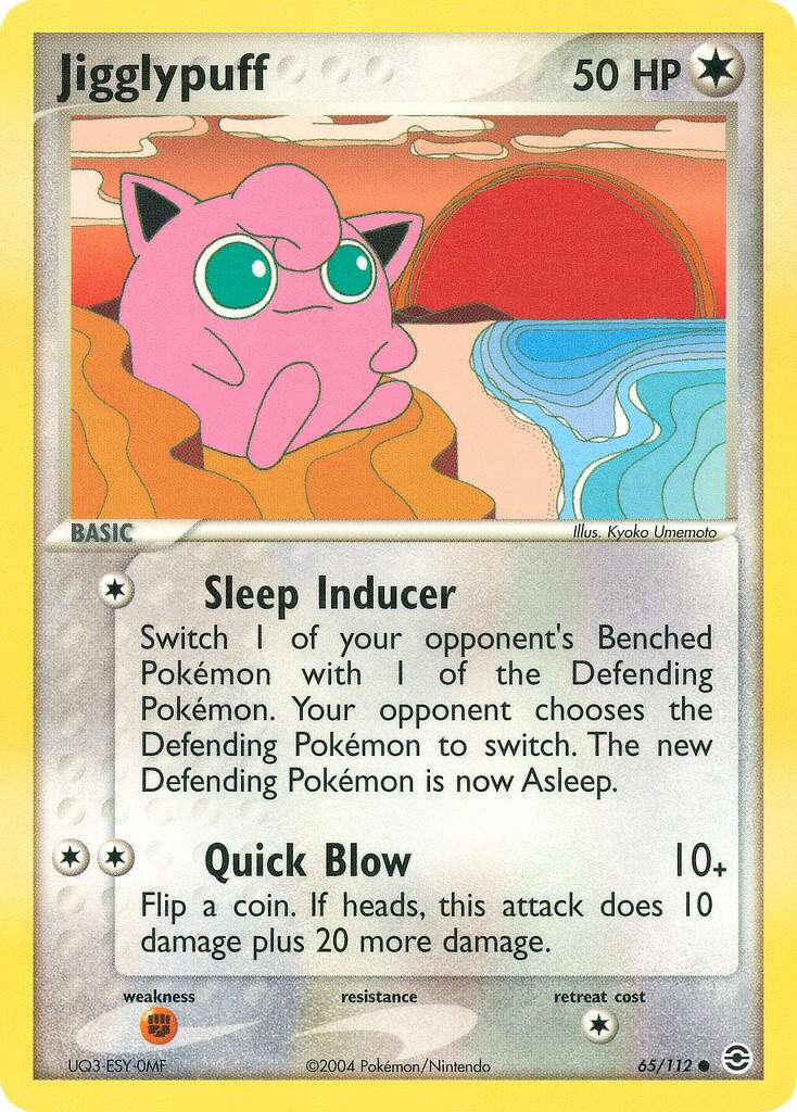 Jigglypuff 065/116 — EX FireRed & LeafGreen (English Pokémon TCG card)