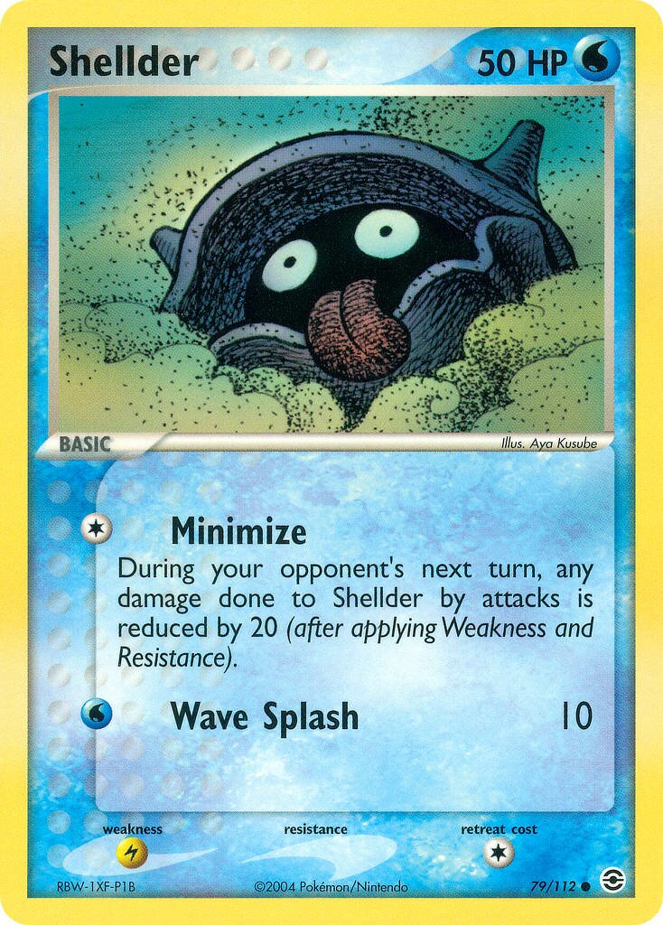 Shellder 079/116 — EX FireRed & LeafGreen (English Pokémon TCG card)
