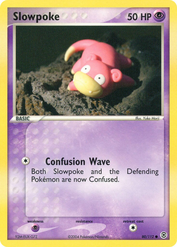 Slowpoke 080/116 — EX FireRed & LeafGreen (English Pokémon TCG card)