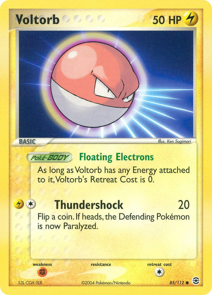 Voltorb 085/116 — EX FireRed & LeafGreen (English Pokémon TCG card)