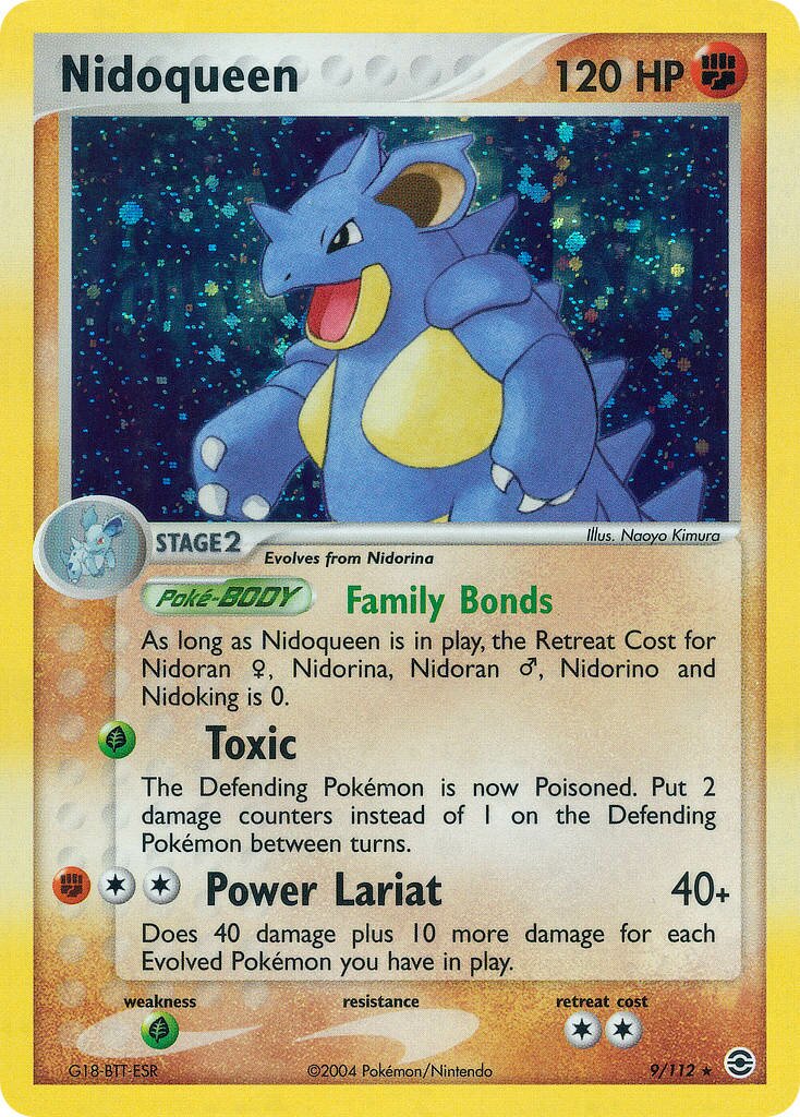 Nidoqueen 009/116 — EX FireRed & LeafGreen (English Pokémon TCG card)