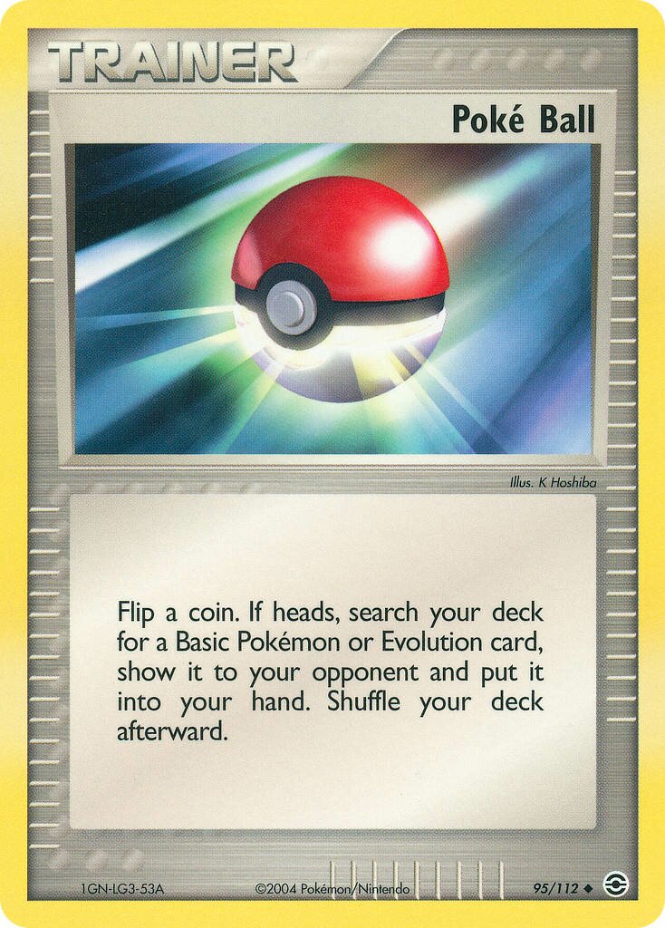 Poké Ball 095/116 — EX FireRed & LeafGreen (English Pokémon TCG card)