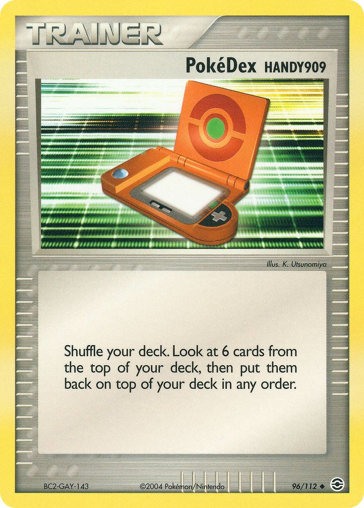 PokéDex HANDY909 096/116 — EX FireRed & LeafGreen (English Pokémon TCG card)