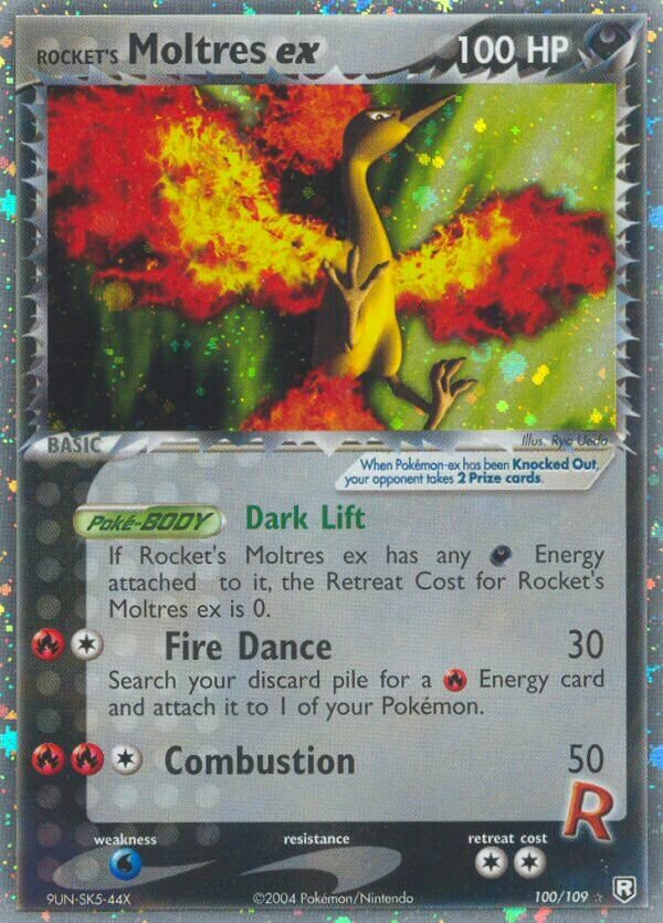 Rocket's Moltres ex 100/111 — EX Team Rocket Returns (English Pokémon TCG card)