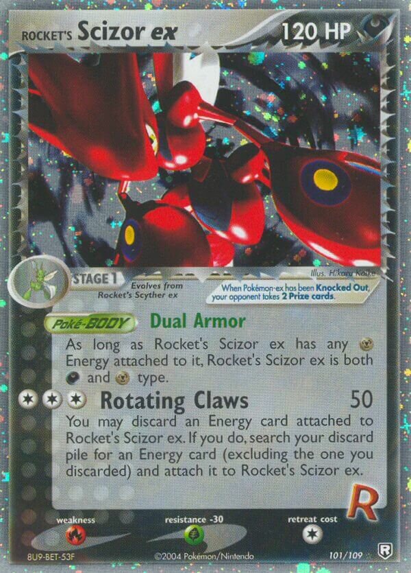 Rocket's Scizor ex 101/111 — EX Team Rocket Returns (English Pokémon TCG card)