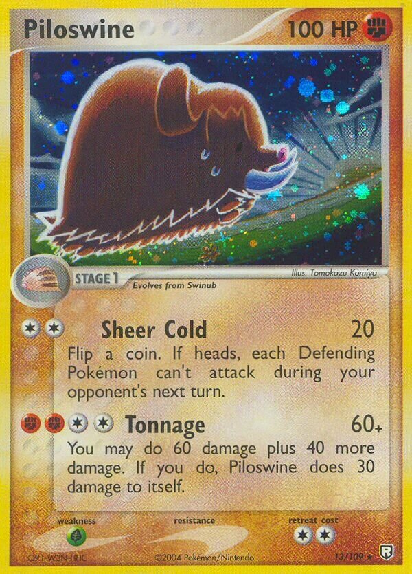 Piloswine 013/111 — EX Team Rocket Returns (English Pokémon TCG card)